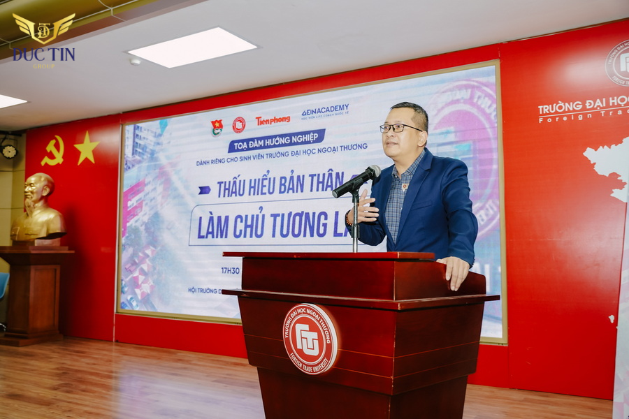 Buổi định hướng nghề nghiệp tại trường Đại học Ngoại thương